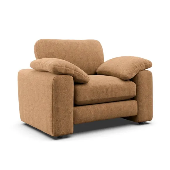 Magnus Vintage Soft Chenille Snuggle Sofa 6