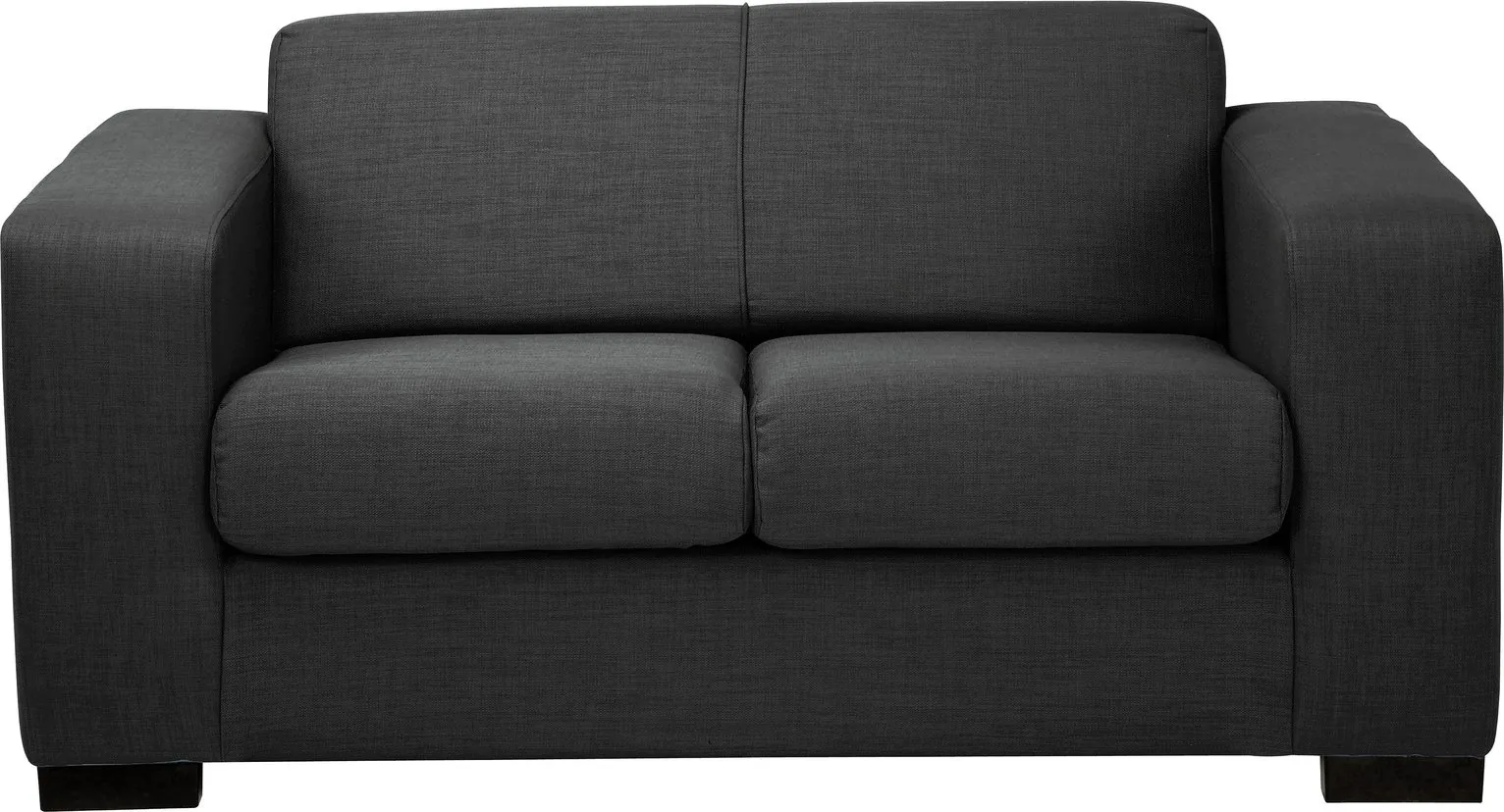 Argos Home Ava Compact 2 Seater Fabric Sofa - Charcoal
