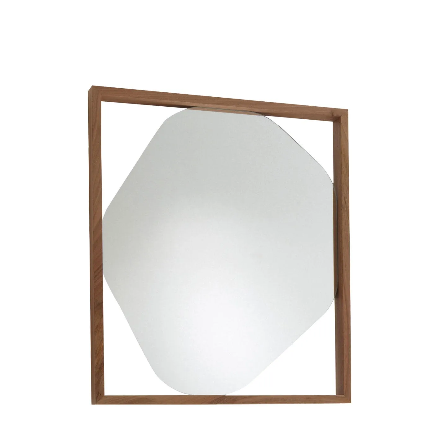 Ligne Roset Belize Small Walnut Mirror