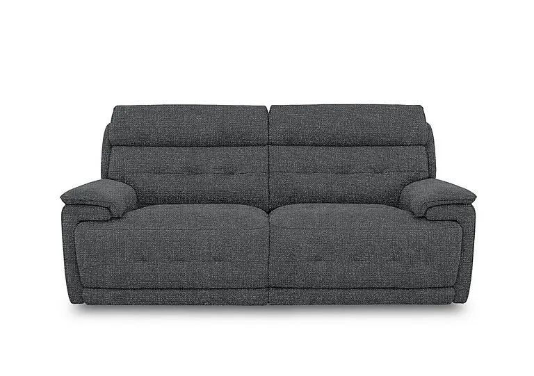 Brescia Fabric 3 Seater Sofa - Ash