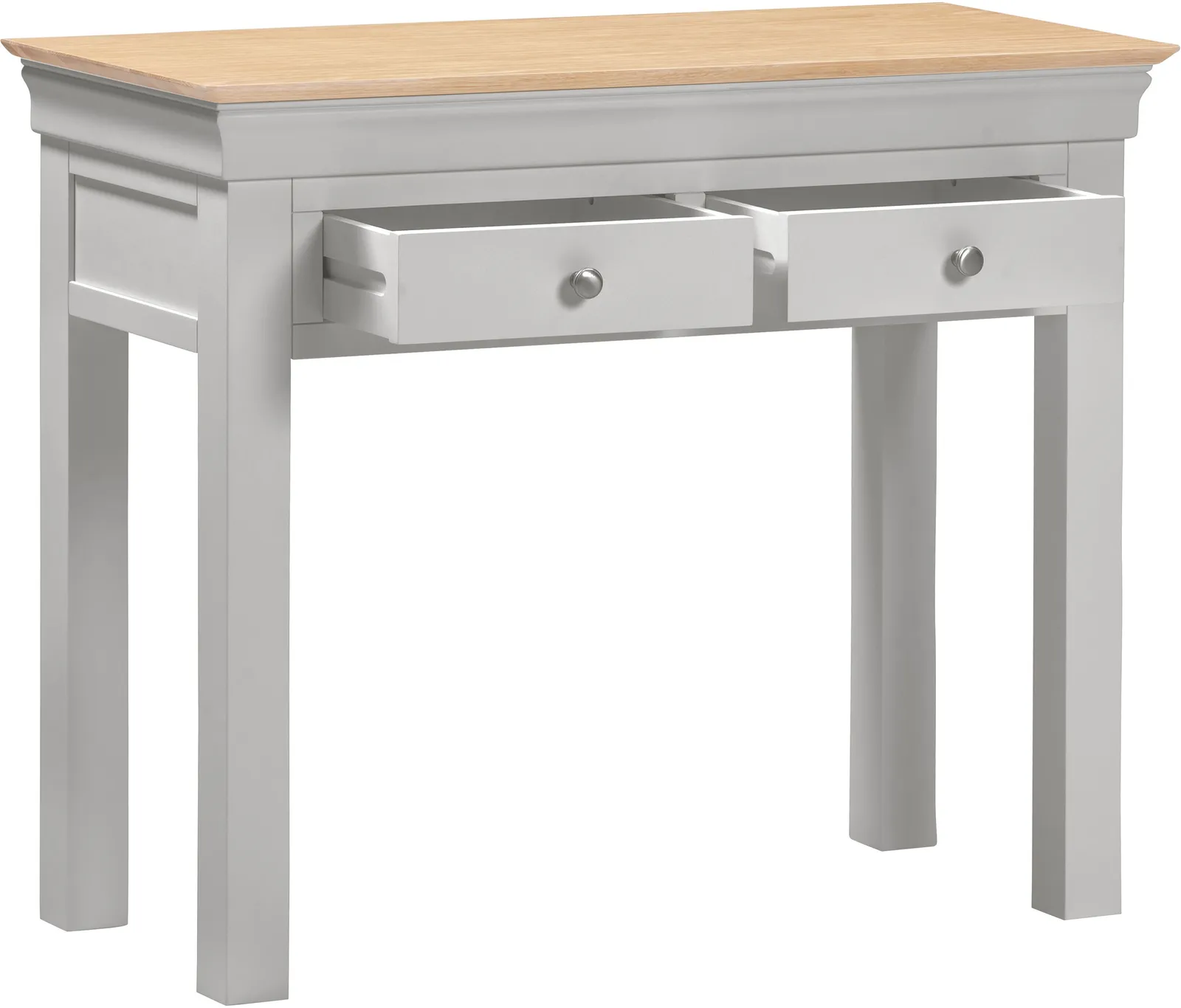 Seconique Bordeaux Console Table (Fully Assembled) in Light Grey 5