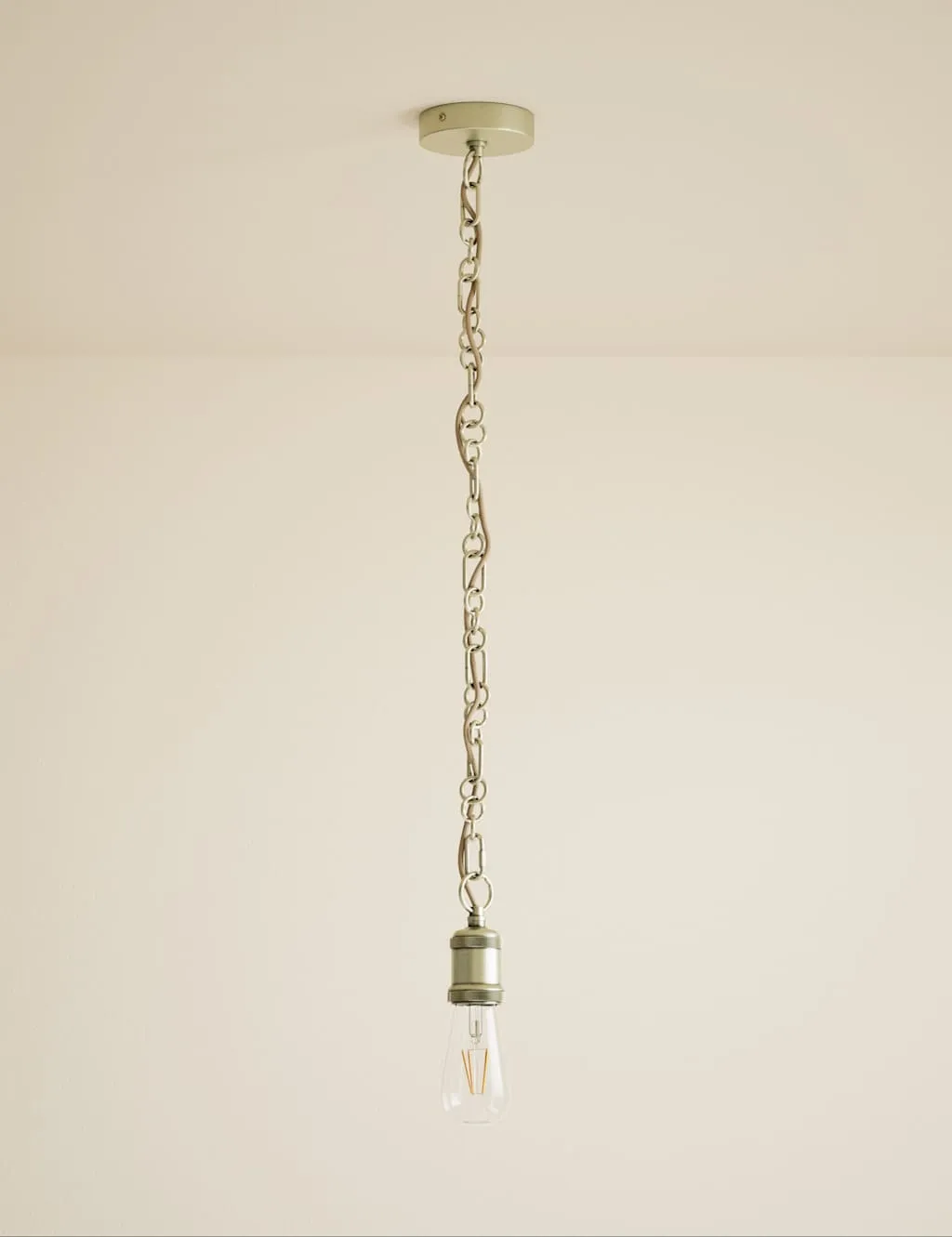 M&S Chain Lighting Cable Kit Antique Brass