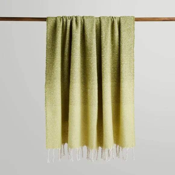 Ombre Mohair Throw Blanket 130x180cm 1
