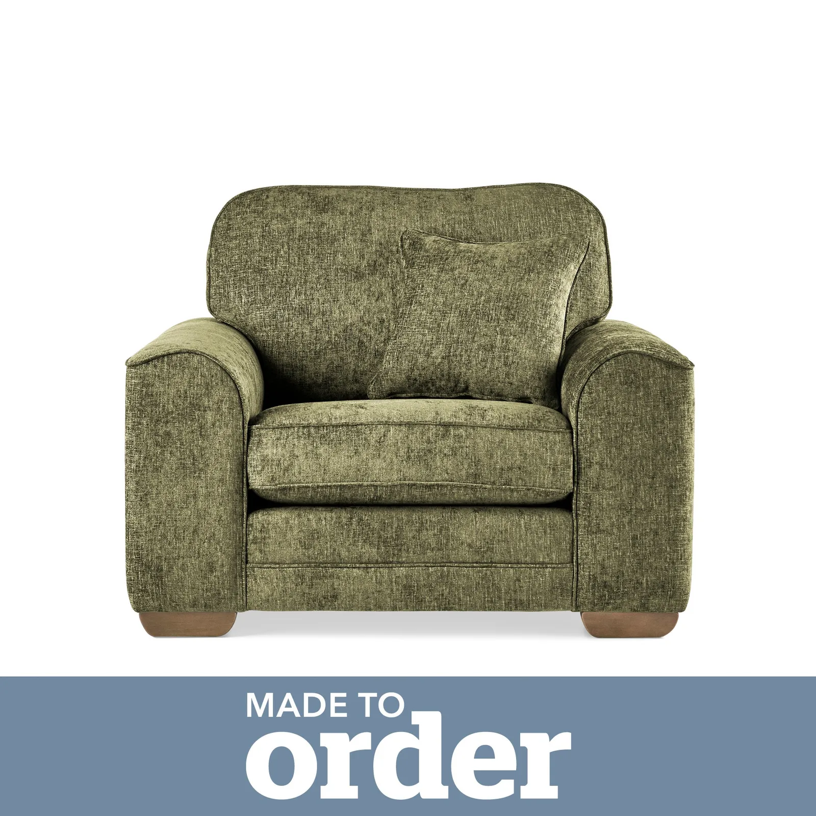 Morello Armchair Luxury Chenille Green