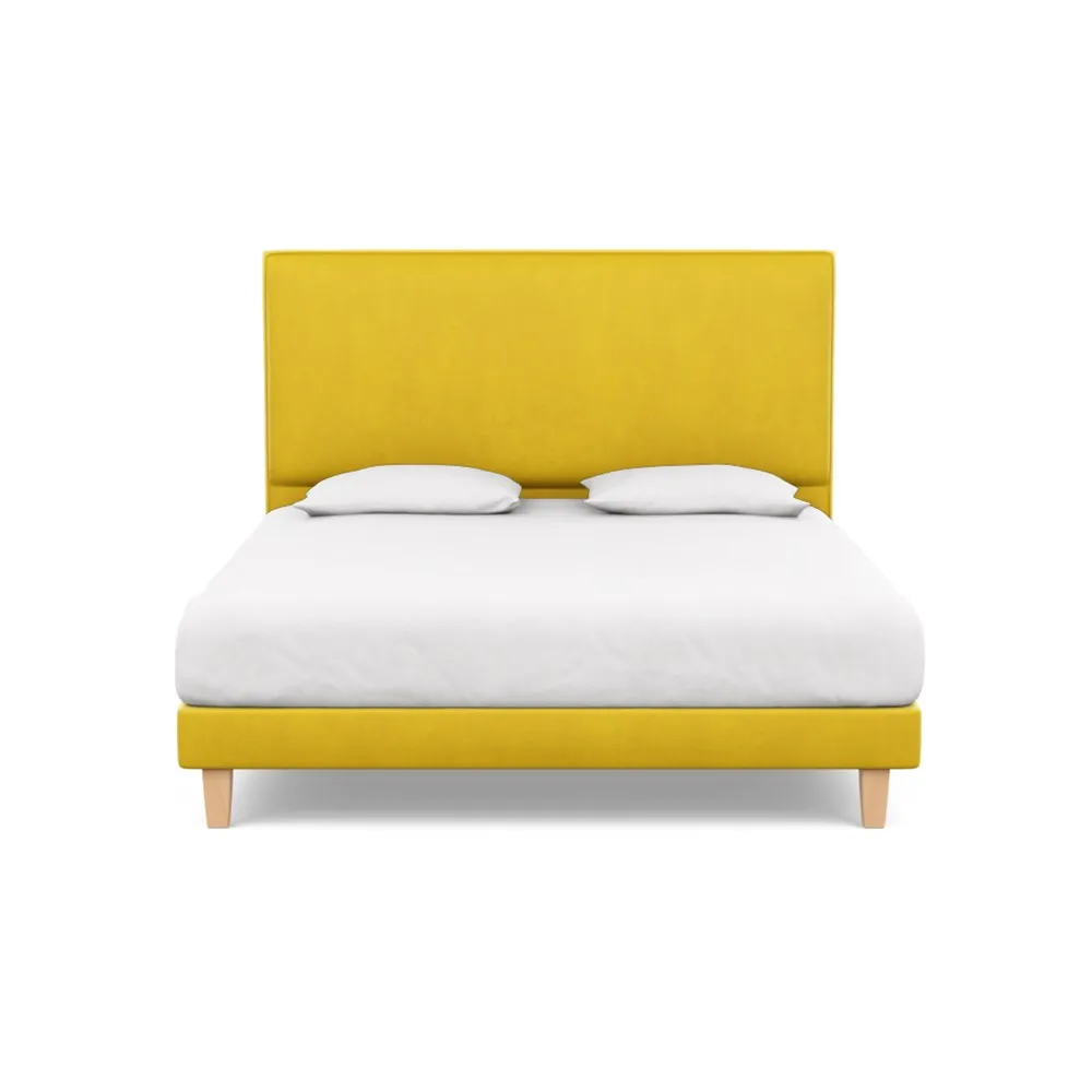 Heal's Heal's Shallow Divan Super King Varese Velvet Alchemilla Light Solid
