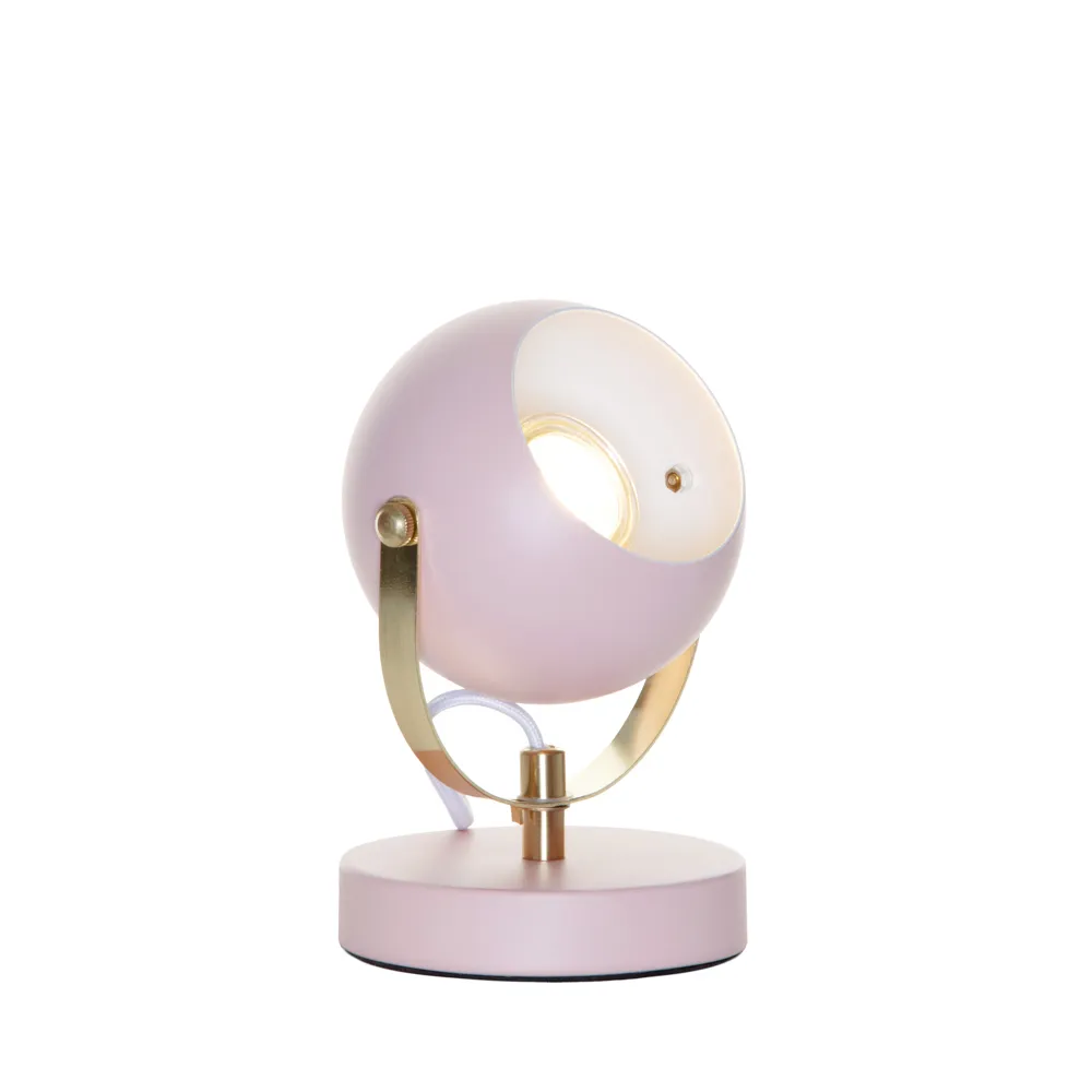 Rowan Eyeball Table Lamp, Pink 1