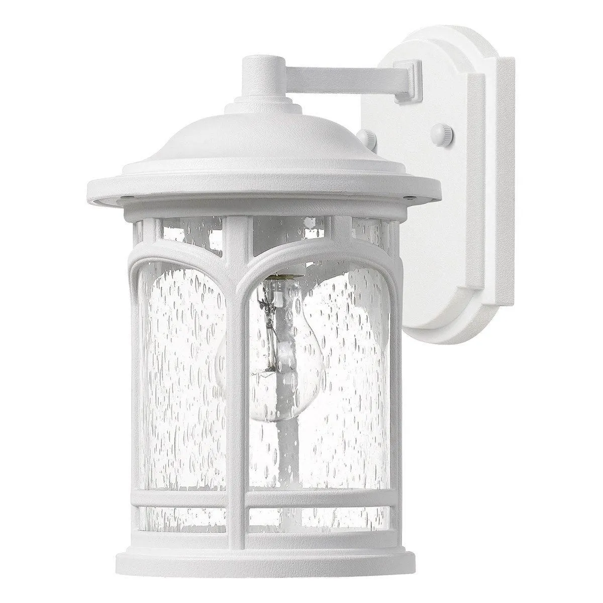 Netlighting Marblehead Outdoor Medium 1 Light Wall Lantern White IP44 E27 2