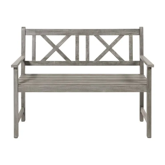 Cambridge 2 Seater Acacia Wood Bench 2