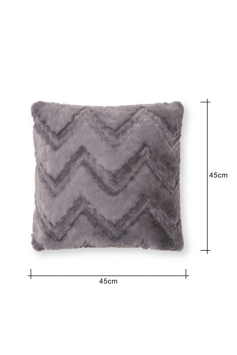 BHS Cheveron Cushion in Charcoal 3