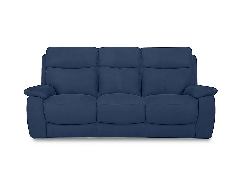 Echo 3 Seater Fabric Sofa - Blue