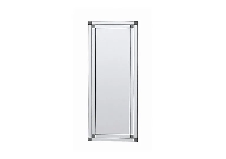 Grey Corner Detail Double Border Leaner Mirror - Home Accessories - In Time for Christmas