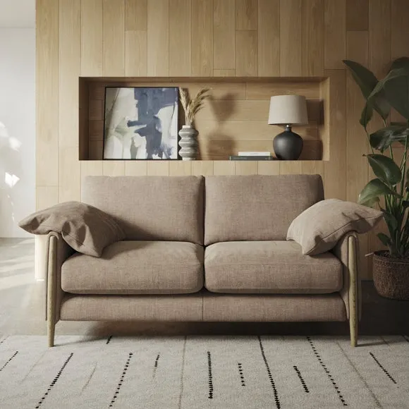 Hector Tonal Plush Chenille 3 Seater Sofa 1