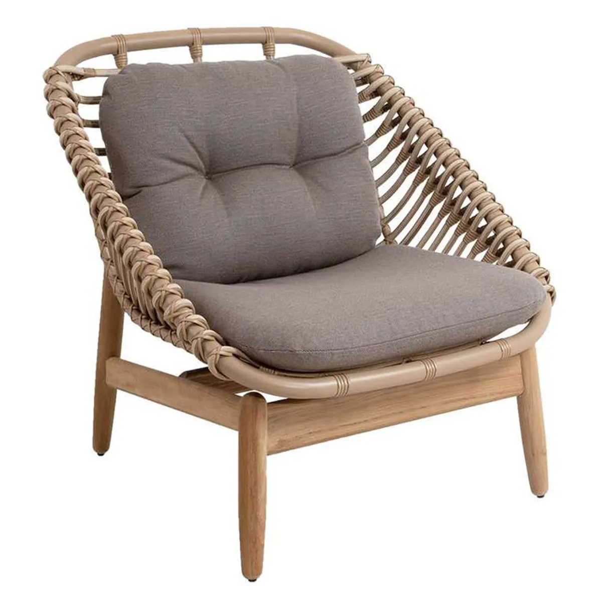 Cane-line Strington Lounge Chair, Natural, Teak