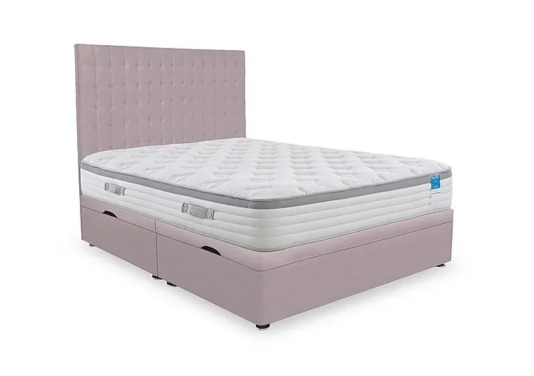 Hybrid 360 Side Lift Ottoman Divan Set - Super King - Plush Lilac
