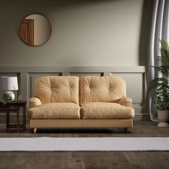 Martha Faux Linen 2 Seater Sofa 1