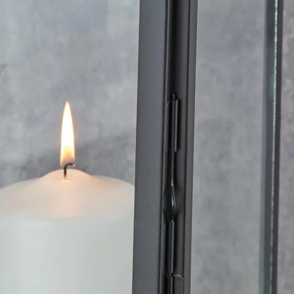 Metal & Glass Rectangular Lantern 5