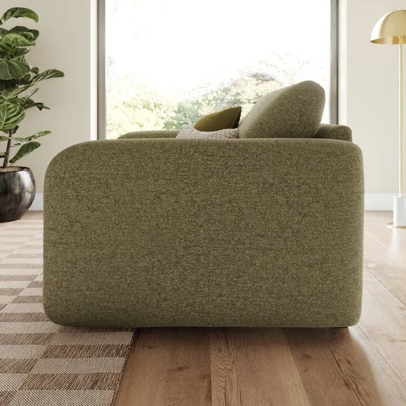 Luca Soft Chenille Snuggle Chair 2