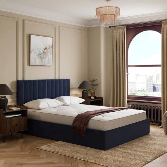 Brandon Velvet Ottoman Bed Frame 1