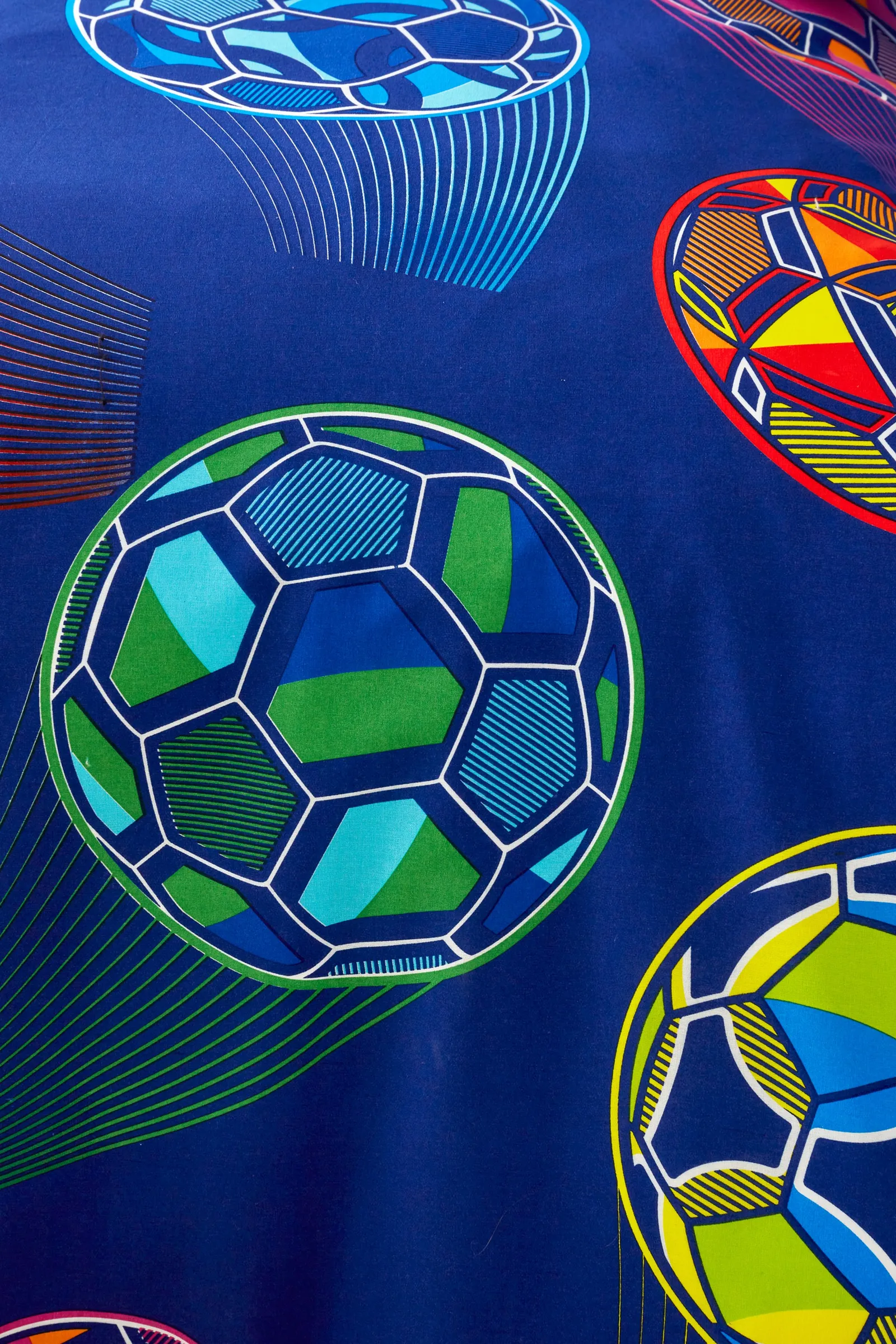 Catherine Lansfield 'Bright Football' Reversible Duvet Cover Set in Navy 4