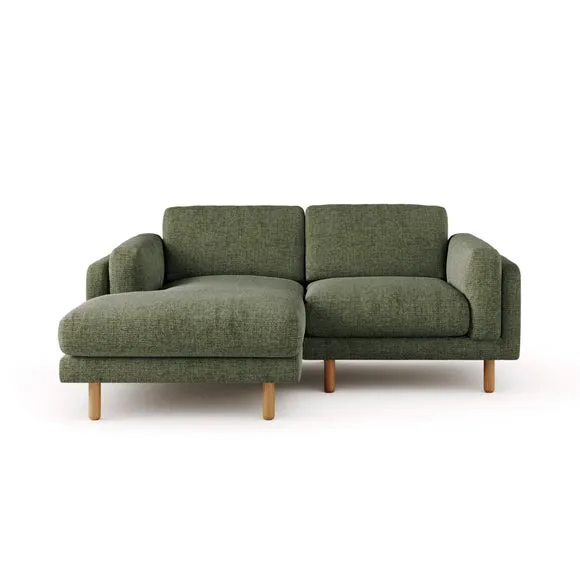 Newton Chenille Soft Texture Corner Chaise Sofa 2