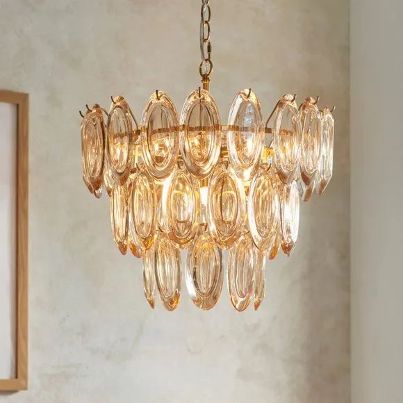 Dusk 6 Light Adjustable Chandelier