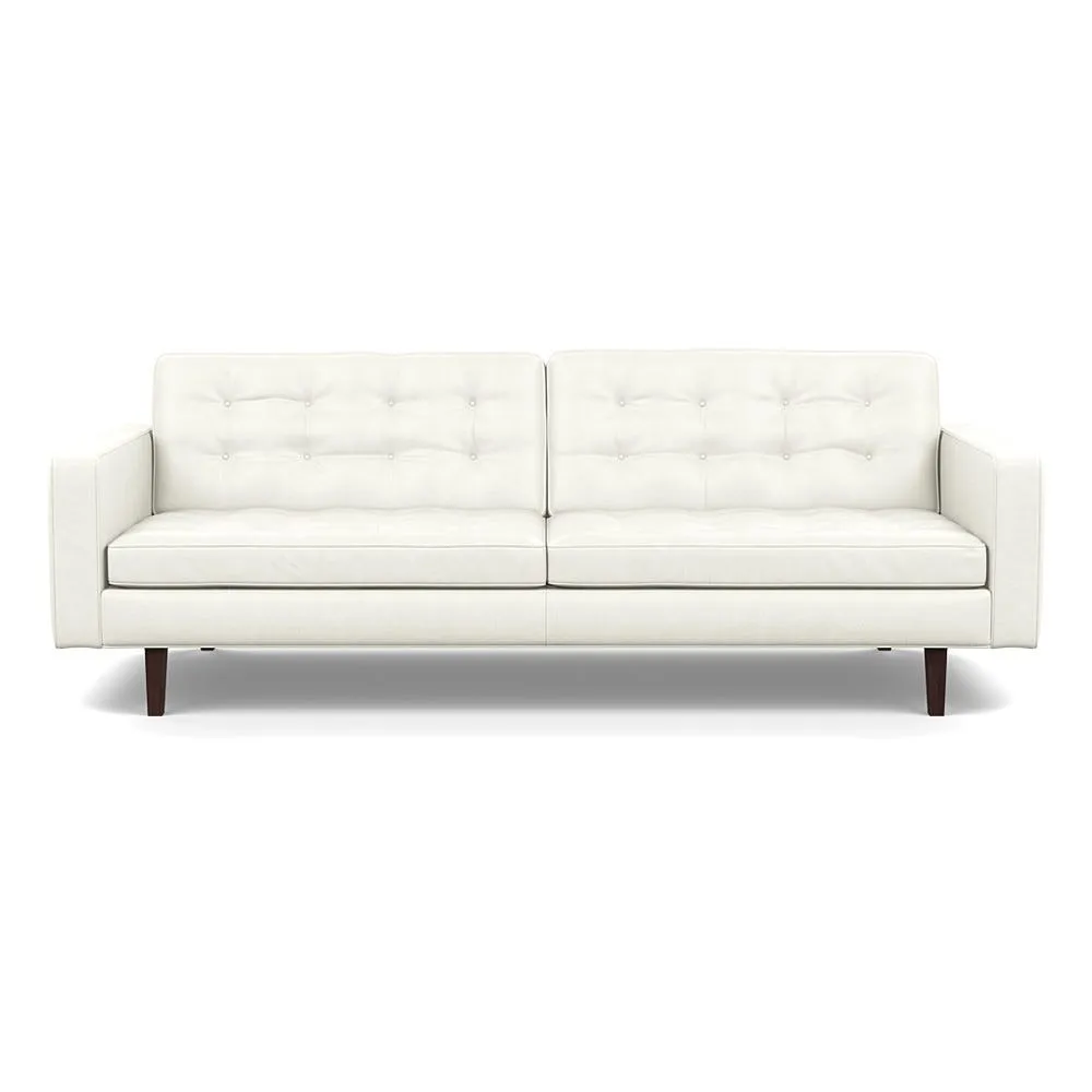 Heal's Hepburn 4 Seater Linea Leather 634 Wenge 1