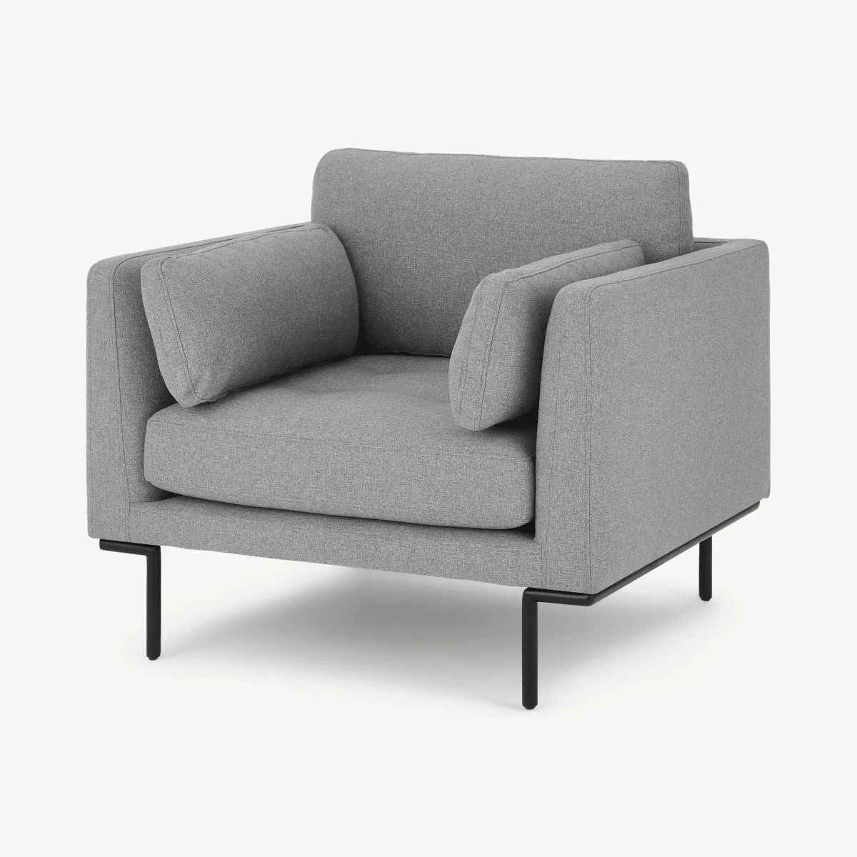 Harlow Armchair, Mountain Grey