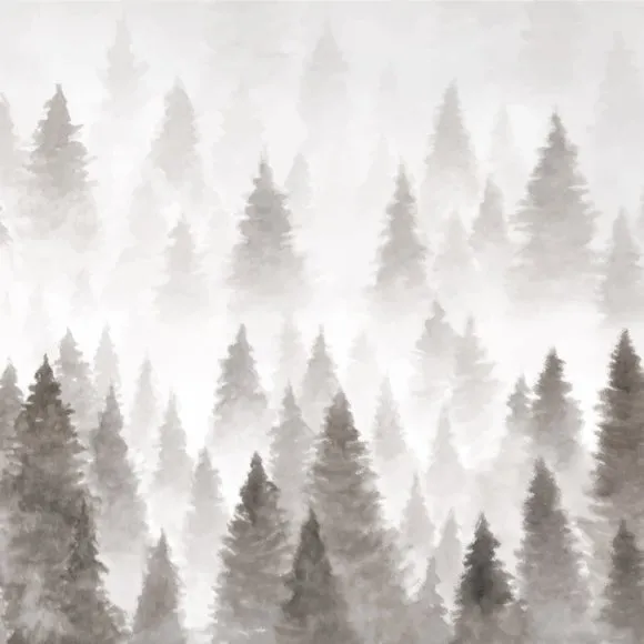 Pine Forest Wall Mural 5