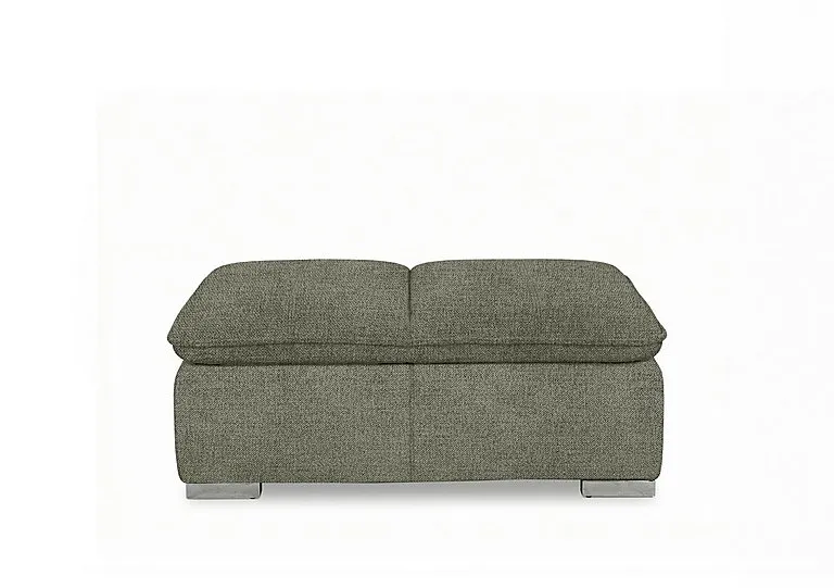 Edison Fabric Storage Chair Stool - Olive Green