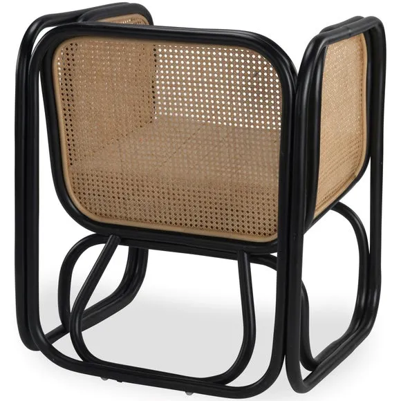 Desser Iconic Rattan Chair with Boucle Cushion 3
