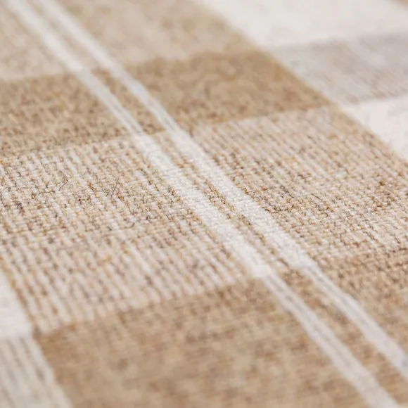 Tess Check flatweave wool rug 2