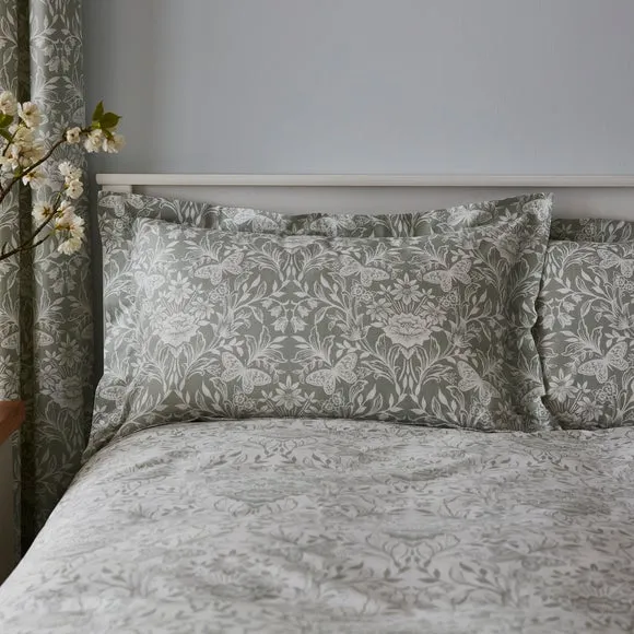 Evesham Green 100% Cotton Oxford Pillowcase