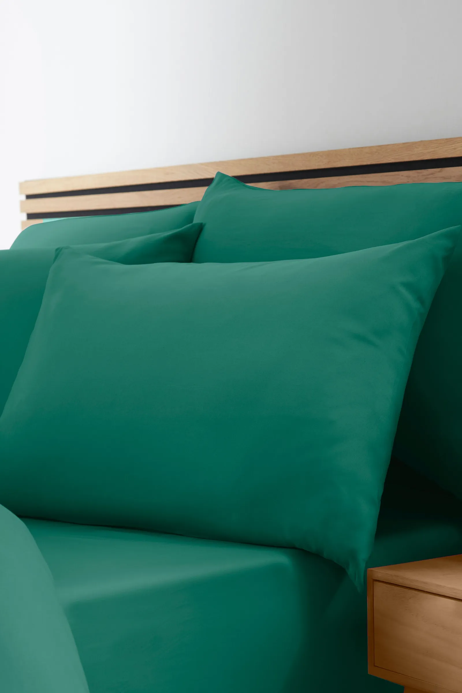 Catherine Lansfield So Soft Non Iron Standard Pillowcase Pack of 4 in Teal 2