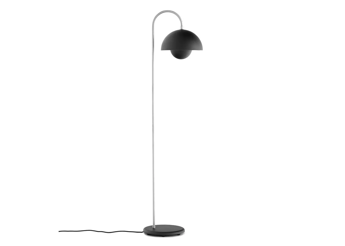 &Tradition Flowerpot Floor Lamp Matt Black 1