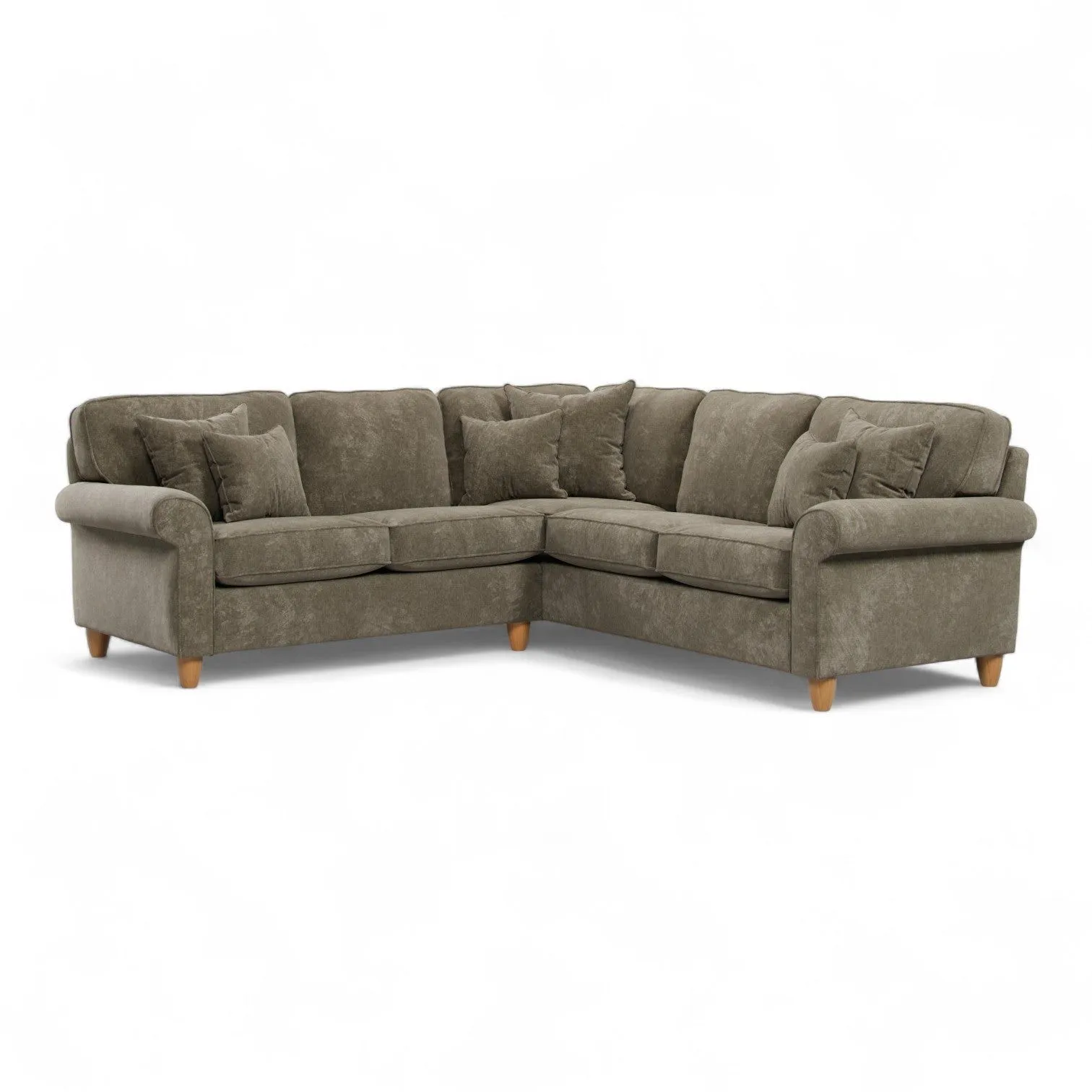 The Great Sofa Company Flora 2 Corner 2 Sofa Glory Winter Moss in Dark Green 2