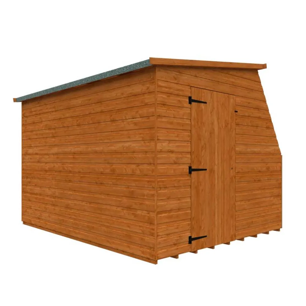 Buttercup Farm 10x8 Jewel Potting Shed 12mm Shed - L295 x W235 x H217 cm in Burnt Orange 2