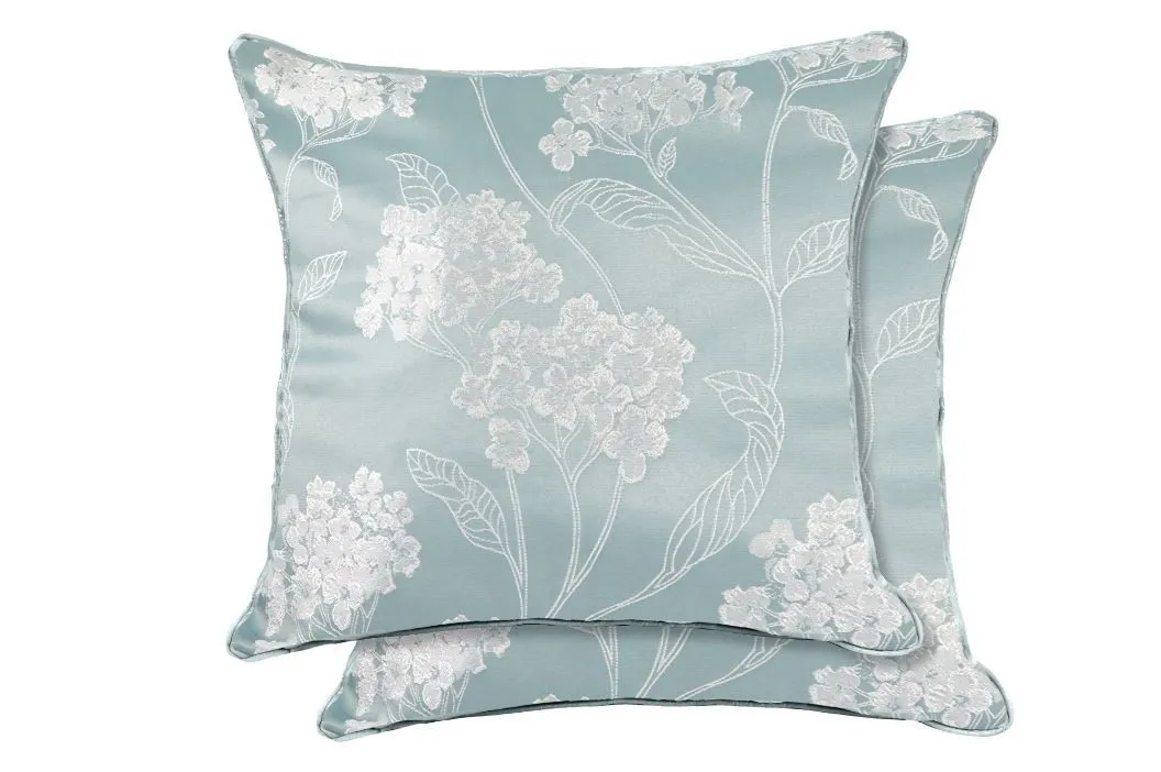 New Edge Blinds NewEdgeBlinds English Garden Cushion Cover in Silver, Grey