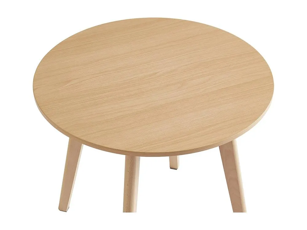 Vente-unique Children's Table In MDF & Beech Wood - Colour: Natural - LOULOUNE in Light Oak 6