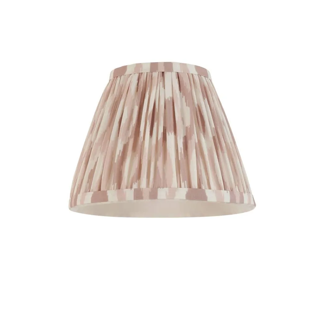 Netlighting Wood Wing Ash Wood Wall Light Fabric Ikat Shade 16cm B22 in Brown 6