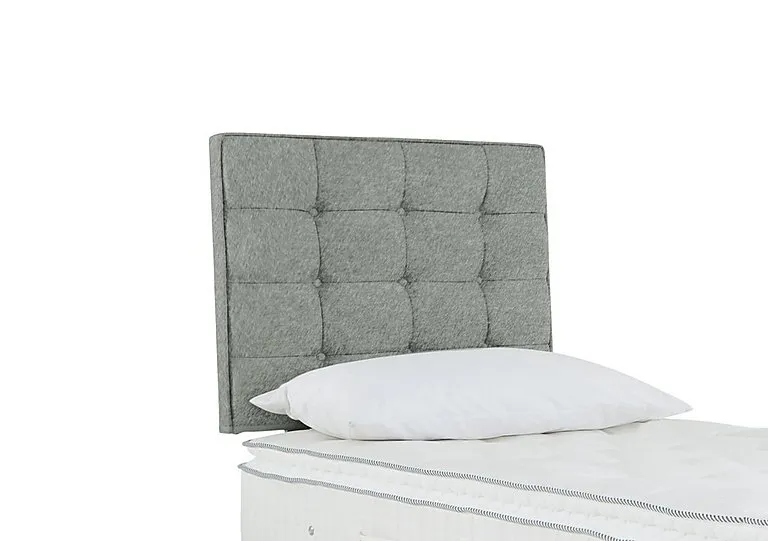 Bowmore Strutted Headboard - Single - Tweed Mint