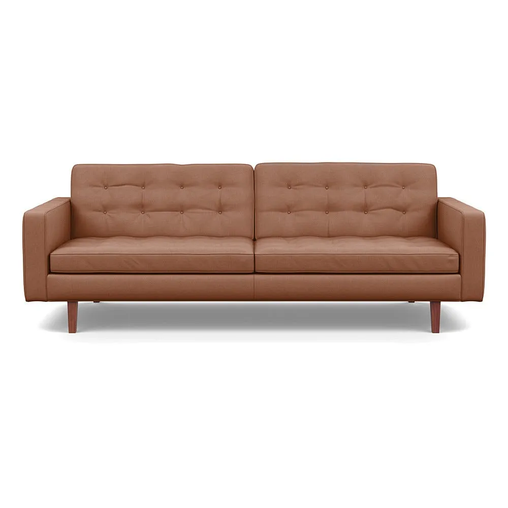 Heal's Hepburn 4 Seater Siena Cotton Clay Walnut 1