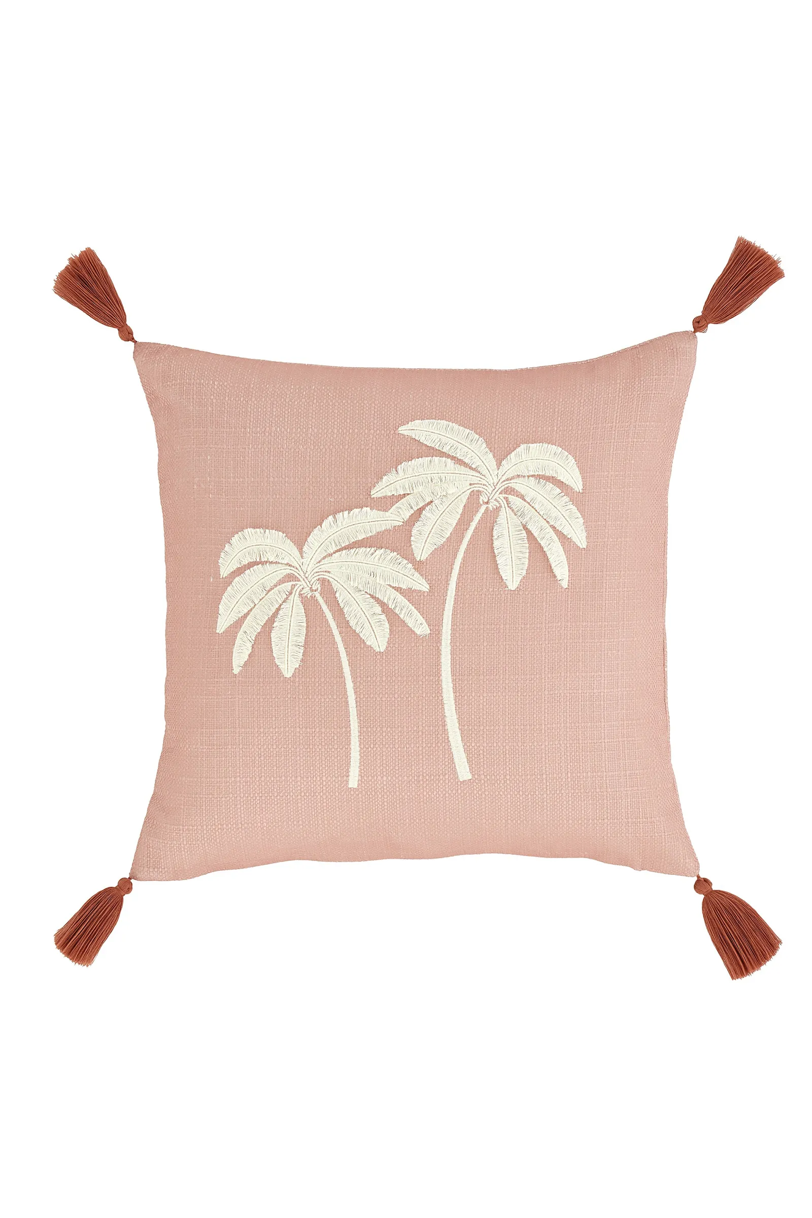 Catherine Lansfield 'Paradiso Tufted Palm' Cushion in Pink 4