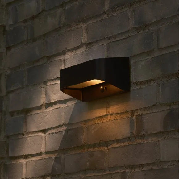 Nordlux Marcellio Solar - Wall light - Black, Black