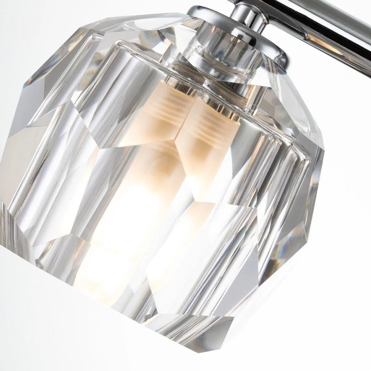 Netlighting Quoizel Regalia Wall Lamp Polished Chrome 3000K IP44 in Grey 2