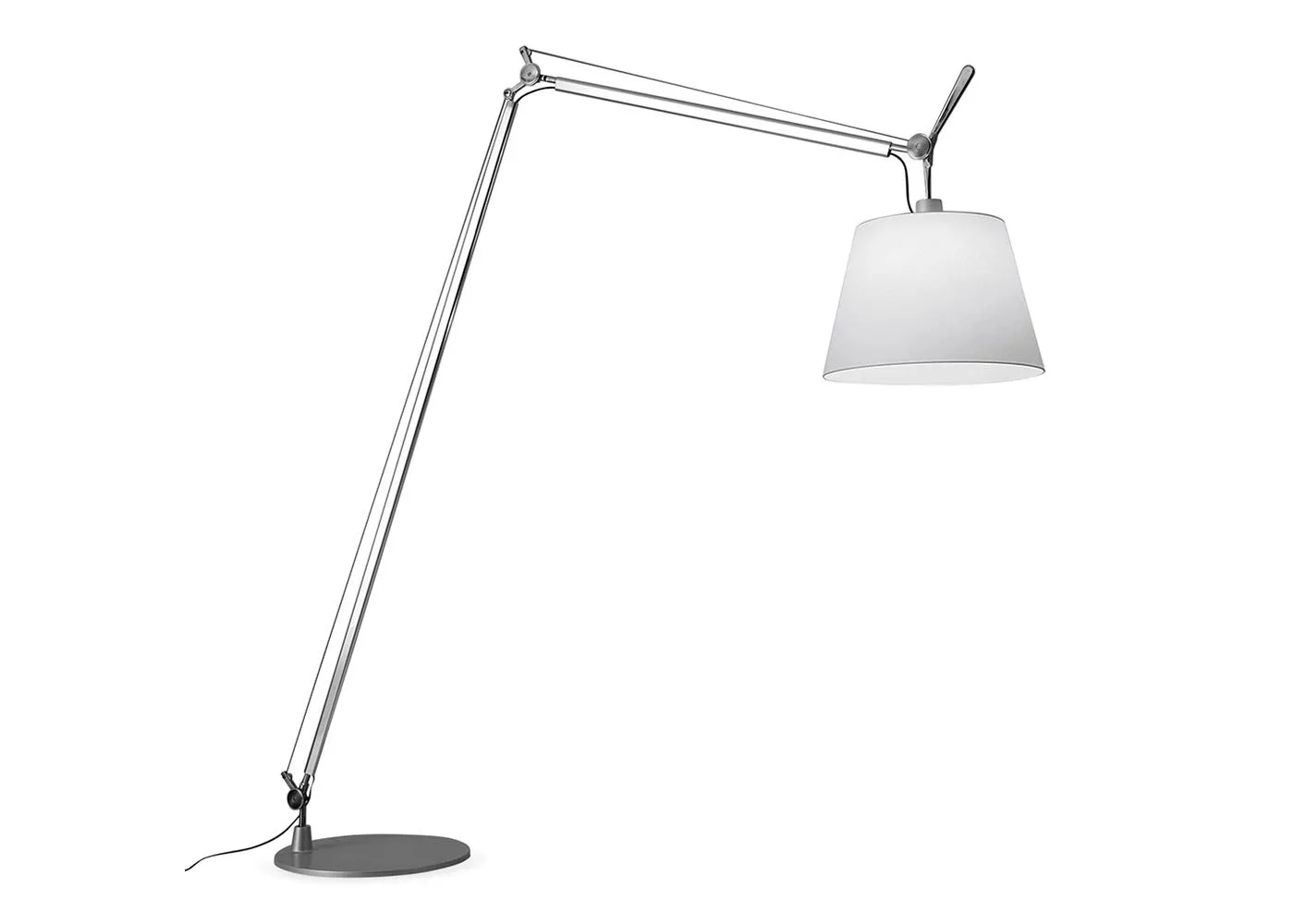 Artemide Tolomeo Maxi Floor Lamp Aluminium