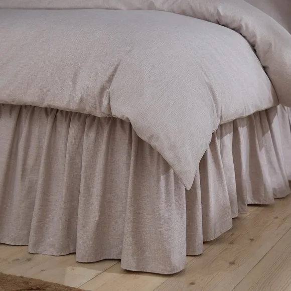 Chambray Microfibre Valance 2