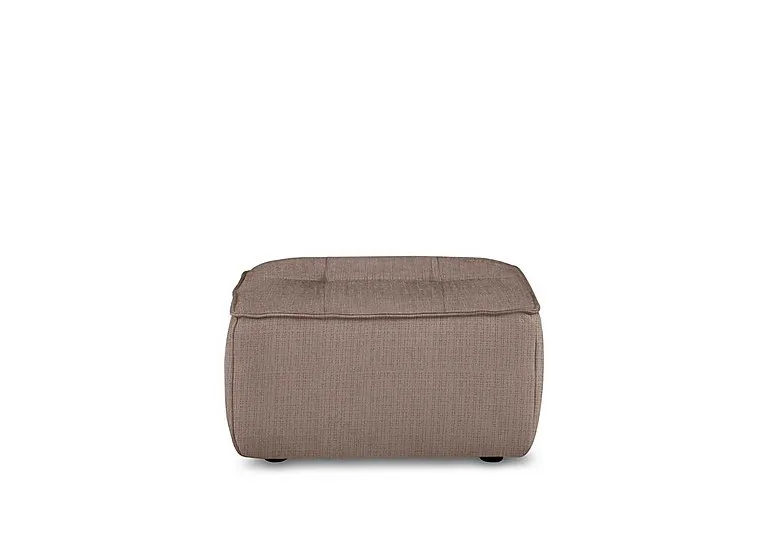 Cushino Rectangular Fabric Footstool - Living Room Furniture - In Time for Christmas