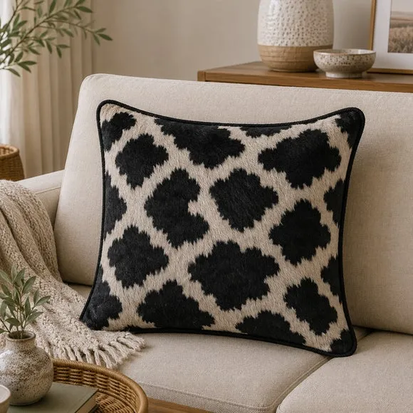 Cowhide Square Cushion