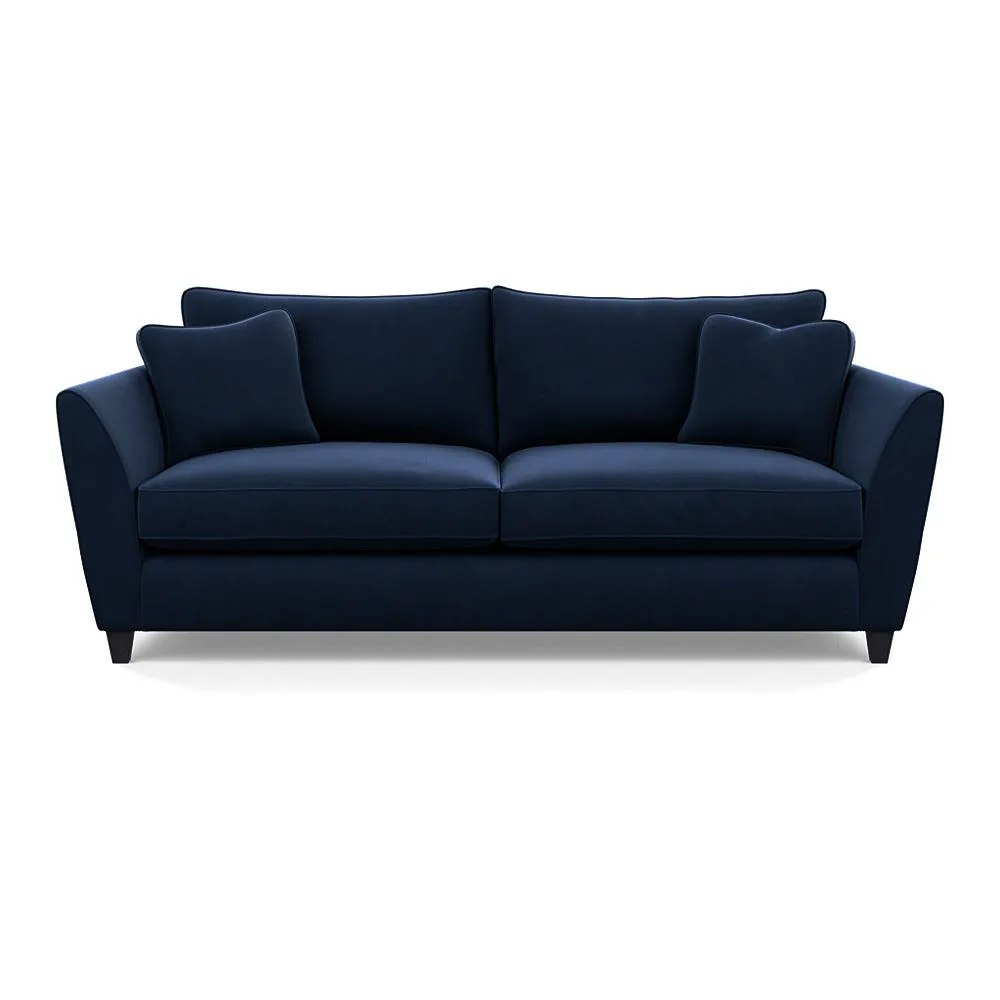 Heal's Torino 4 Seater Sofa Smart Velvet Dusk Black Feet 1