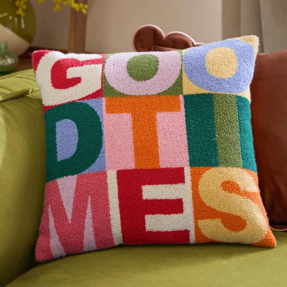 Furn Good Times Tuft Boucle Cushion